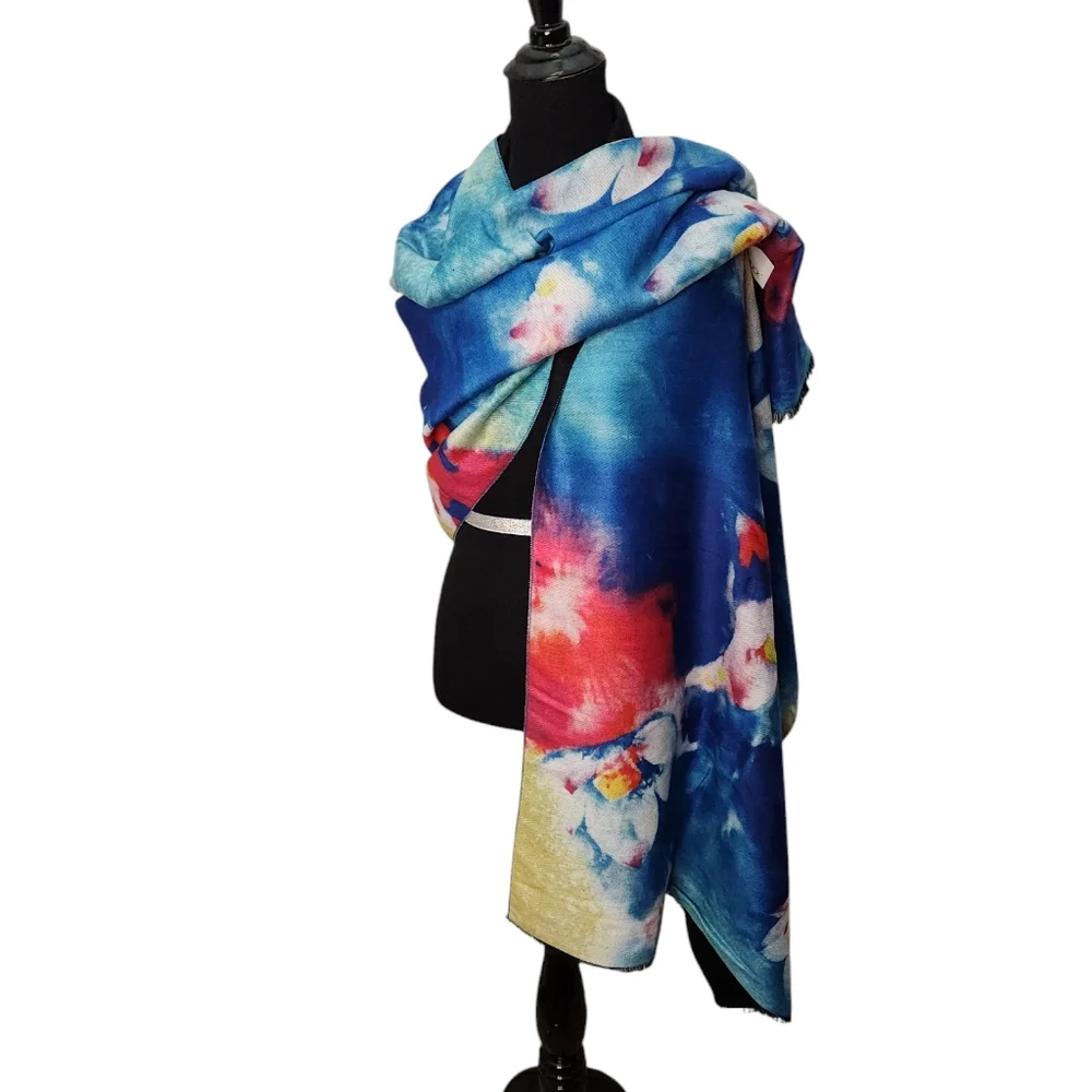 NWT Jessica McClintock Abstract Scarf  OS‎